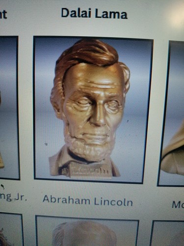 Abraham lincoln bust statue - lincoln, *