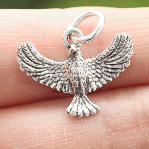 Dove pendant charm 925 - pendant,
