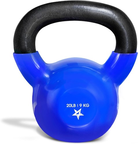 Blue single kettlebell - single,