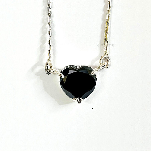 Black diamond pendant - black,