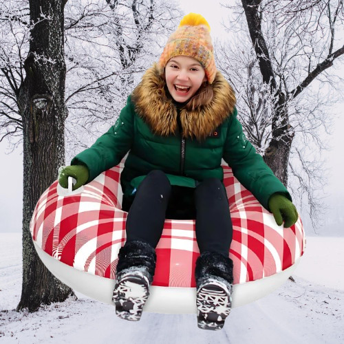 Inflatable red plaid - inflatable,