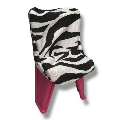 Doll chair zebra seat elastic - seat,