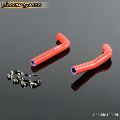 Red silicone radiator hose - red,