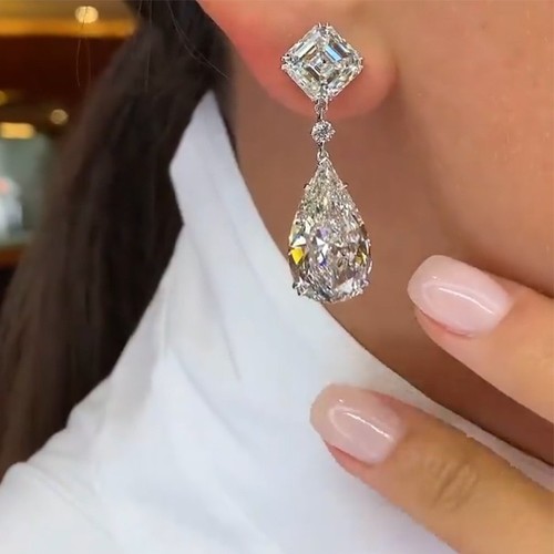 Dazzling hoop earrings - ,