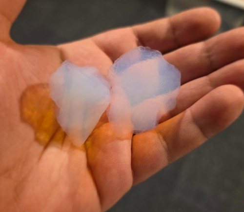 Silica aerogel sample material - silica,
