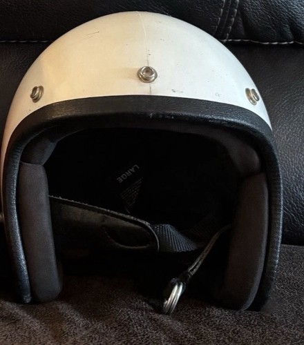 Vintage motorcycle helmet - vintage,