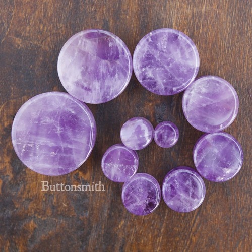 Pair amethyst natural - pair,