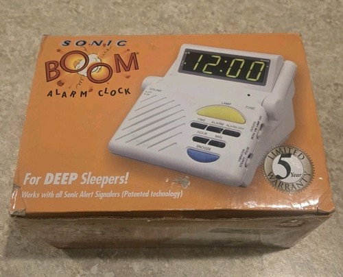 Sonic alert boom - boom, clock