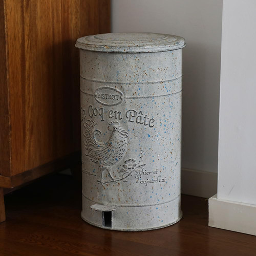 Rustic farmhouse decor trash - rustic,