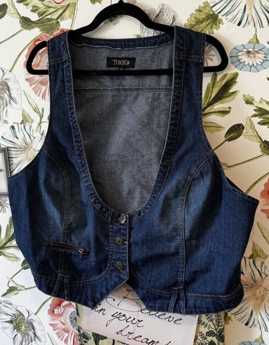 Women blue denim button - women’s,