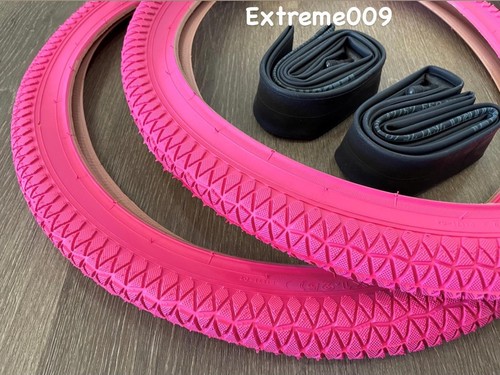 Pair pink bmx girl s - 20",
