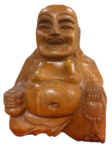 Vintage hand carved happy - vintage,