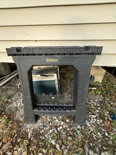Stanley sawhorse black plastic - black,