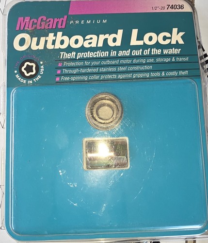 Mcgard outboard motor lock - mcgard,