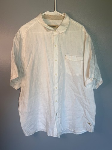 Tommy bahama white 100 linen - white, 100%