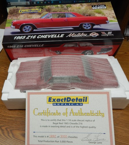 Exact detail 1965 z16 - z16, chevelle