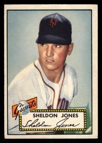 Sheldon jones 1952 topps - sheldon,