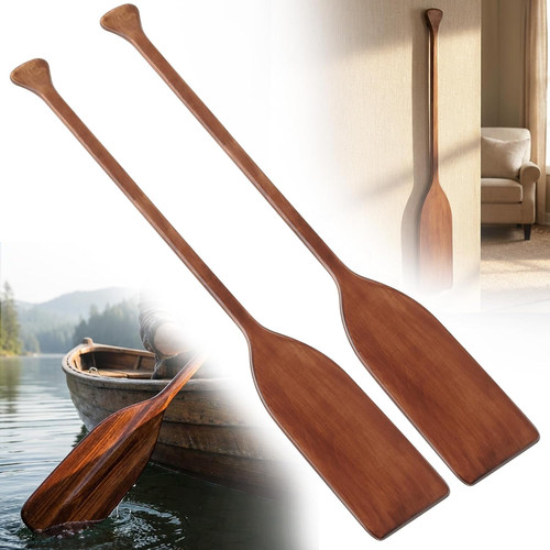 Pcs wooden canoe oar paddle - wooden,
