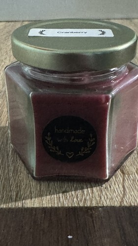 Cranberry scented candle - scented,
