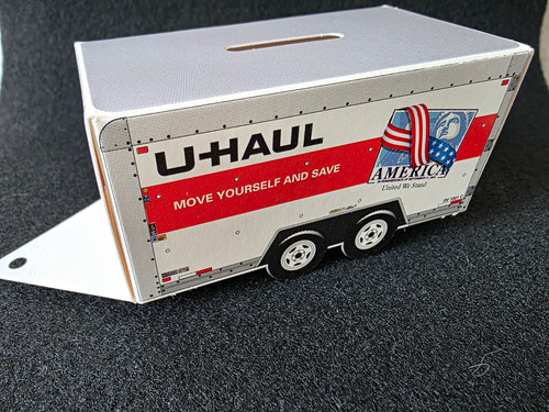 Haul trailer shaped coin - trailer-shaped,