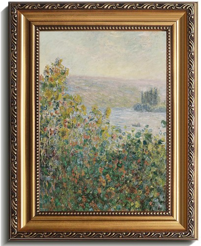Vintage gold framed landscape - vintage,