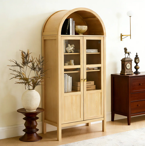 Arched display cabinet - display,