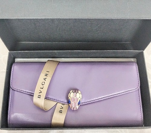 Bulgari bvlgari leather clutch - leather,