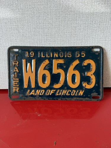 1955 illinois trailer license - illinois,