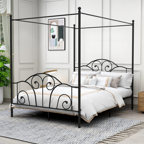 Queen size four poster metal - four-poster,