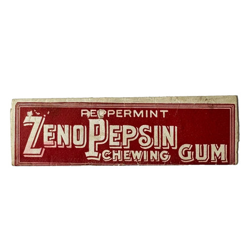 Zeno chewing gum wrapper - zeno,