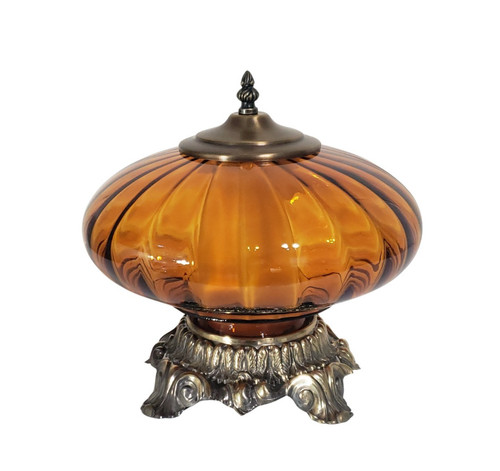 Vintage amber mid century - amber,