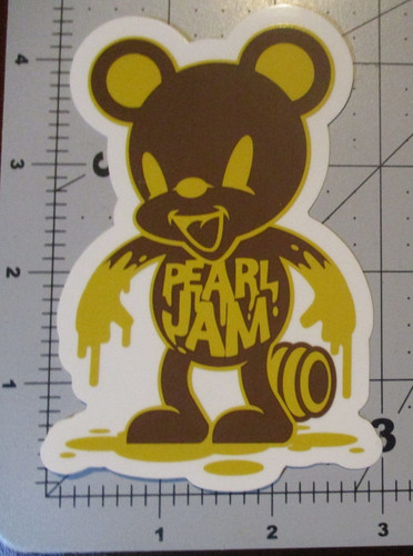 Pearl jam die cut - cut, sticker