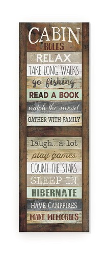 Mrc wood products cabin rules - wood,