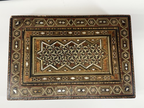 Syrian mosaic inlaid wood - inlaid,