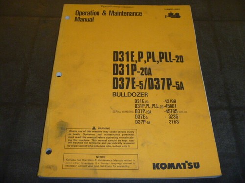 Komatsu d31e d31p 20a - komatsu, d31e-20