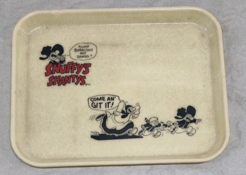 Snuffys shanty restaurant tray - snuffys,