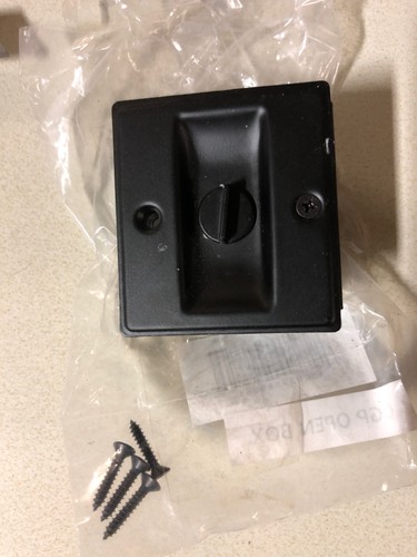 Matte black finish square - matte,