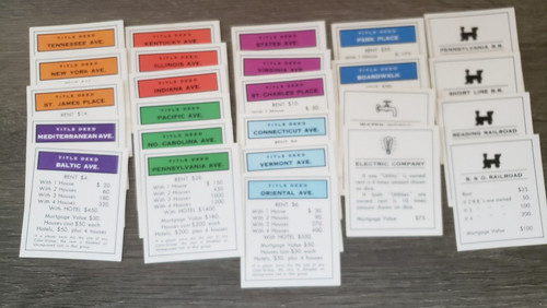 Monopoly replacement deed - replacement,