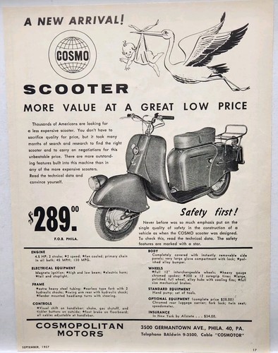 1957 cosmo scooter - 1957,