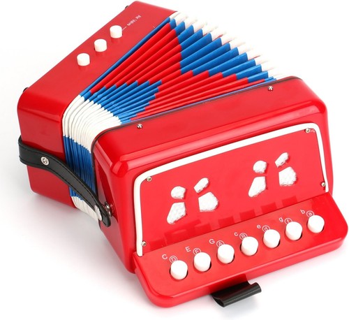 Red accordion key - red, 10-key