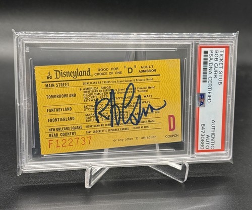 Bob gurr autograph disney - bob,
