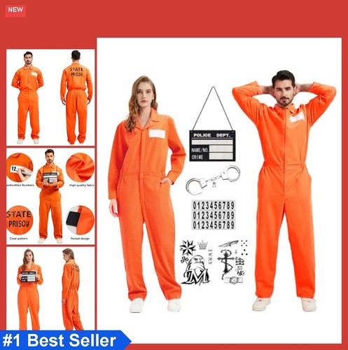 Prisoner jumpsuit costume - jumpsuit,