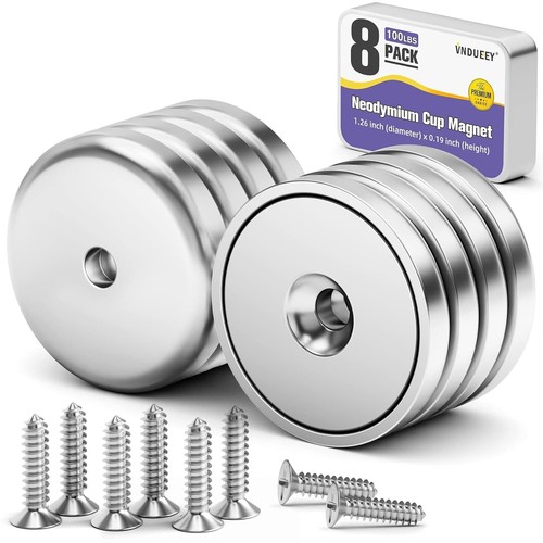 8pack round base cup - base, magnet