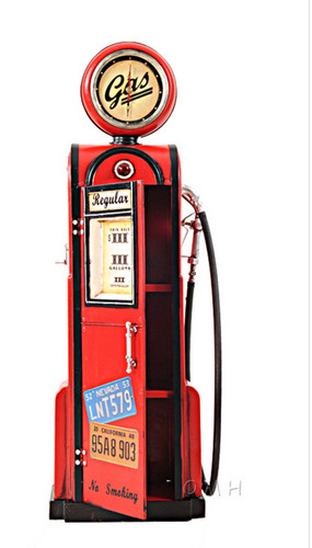 Antique gas pump replica - antique,