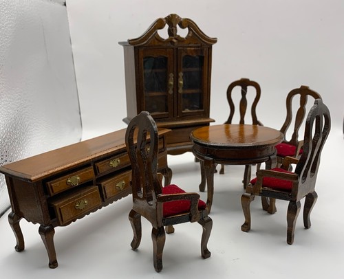 Dollhouse miniature mahogany - miniature,