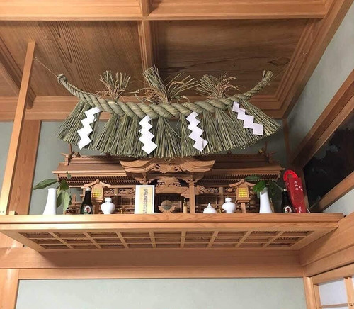 Shimenawa kamidana shinto - kamidana,