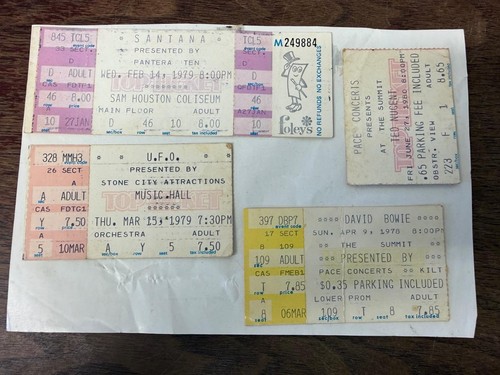 Ticket stub lot david bowie - stub,