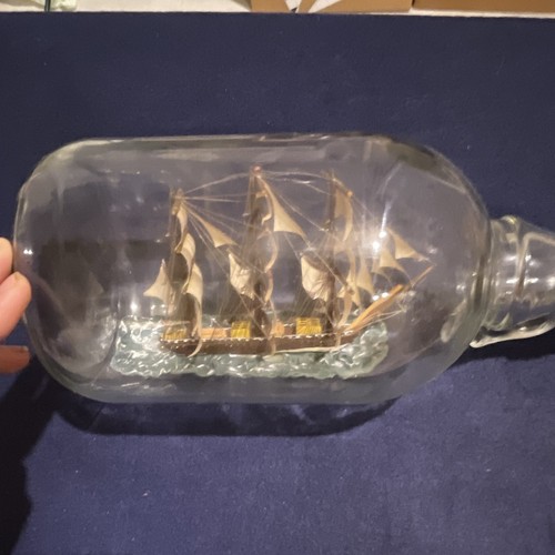 Vintage ship bottle - vintage, ship-in-a-bottle
