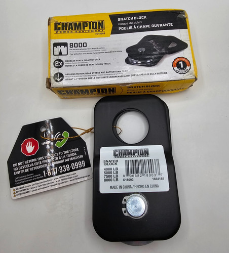Champion snatch block - champion,