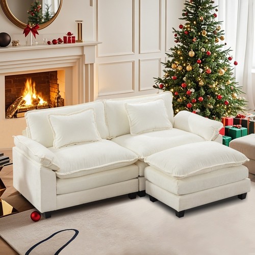 Shaped sectional sofa couch - sofa,